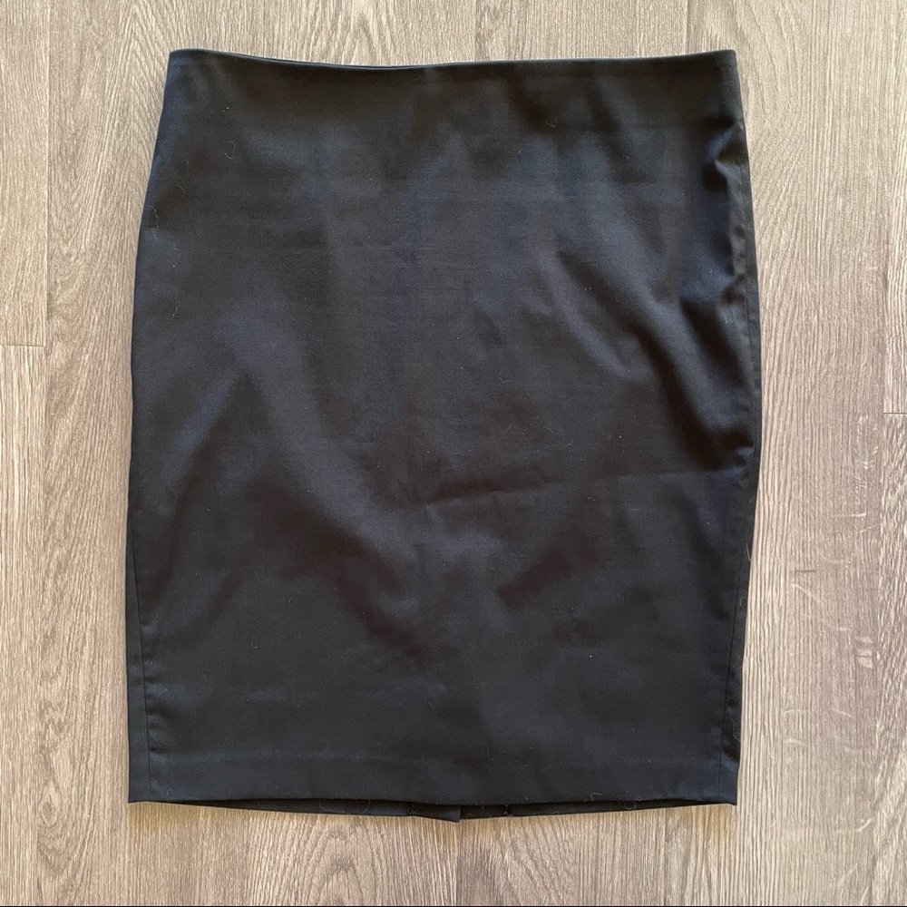 Sisley Black Knee-length Work Skirt